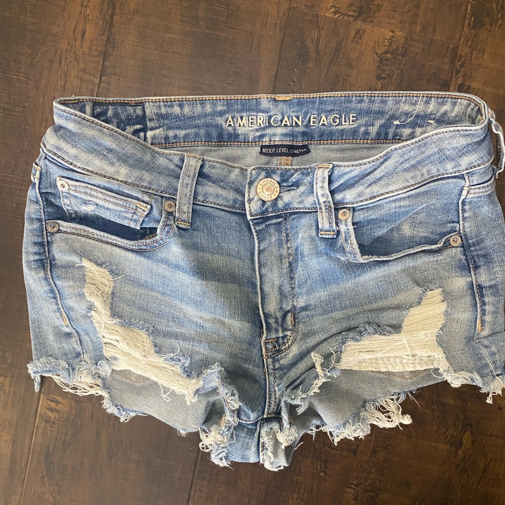 American Eagle blue jean shorts